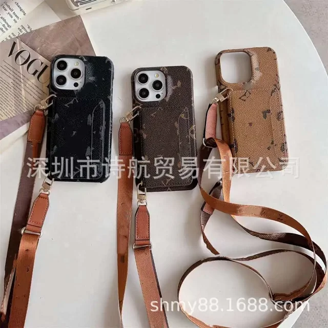 Unbranded Phone Cases Crossbody Strap Card Holder Case product detail image 1