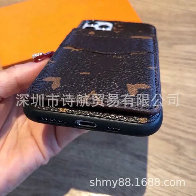 Louis Vuitton Phone Cases Monogram Card Slot iPhone Case product detail image 2