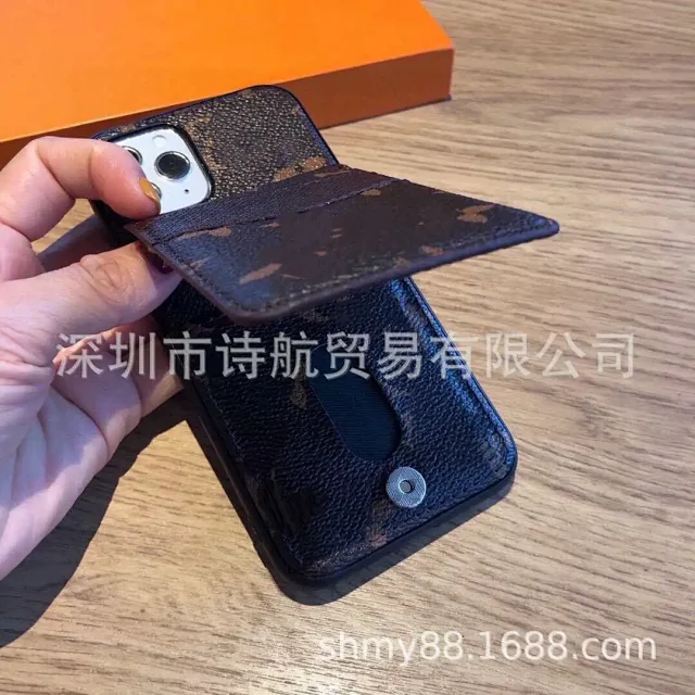 Louis Vuitton Phone Cases Monogram Card Slot iPhone Case product detail image 6