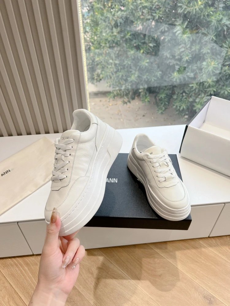 Chanel CC Logo Chunky Platform Sneakers White - 19