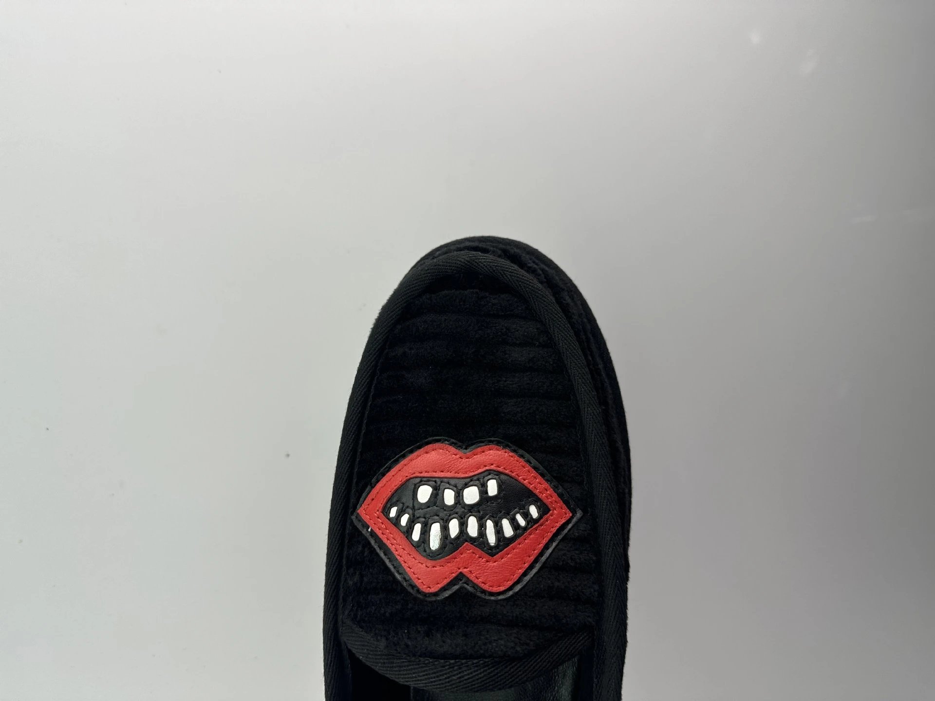 Chrome Hearts x Saint Tears Lip Motif Loafers Black - 13