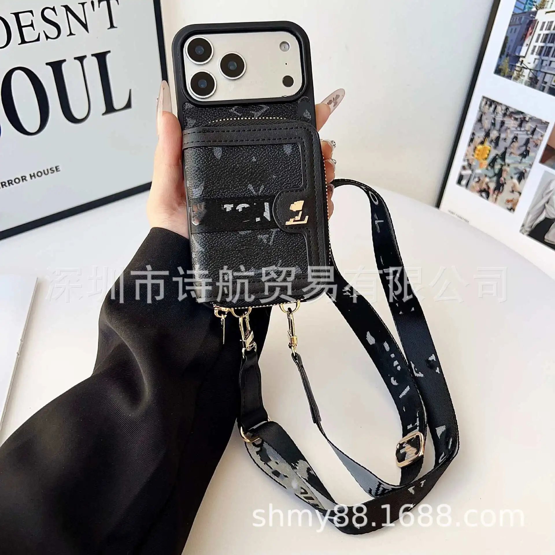 Gucci GG Marmont Phone Case with Web Strap Crossbody - 6