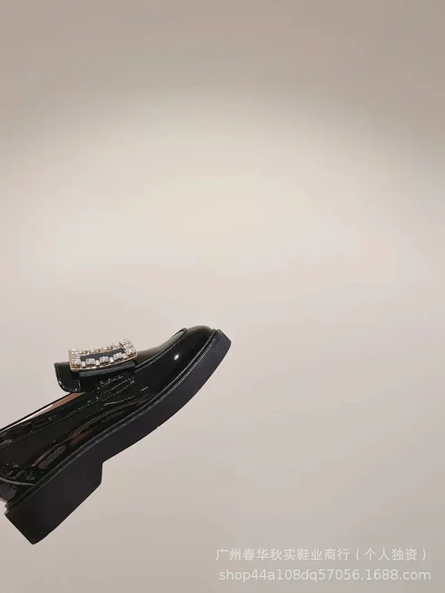 Unbranded Leather Shoes Platform loafers with square buckle product detail image 7