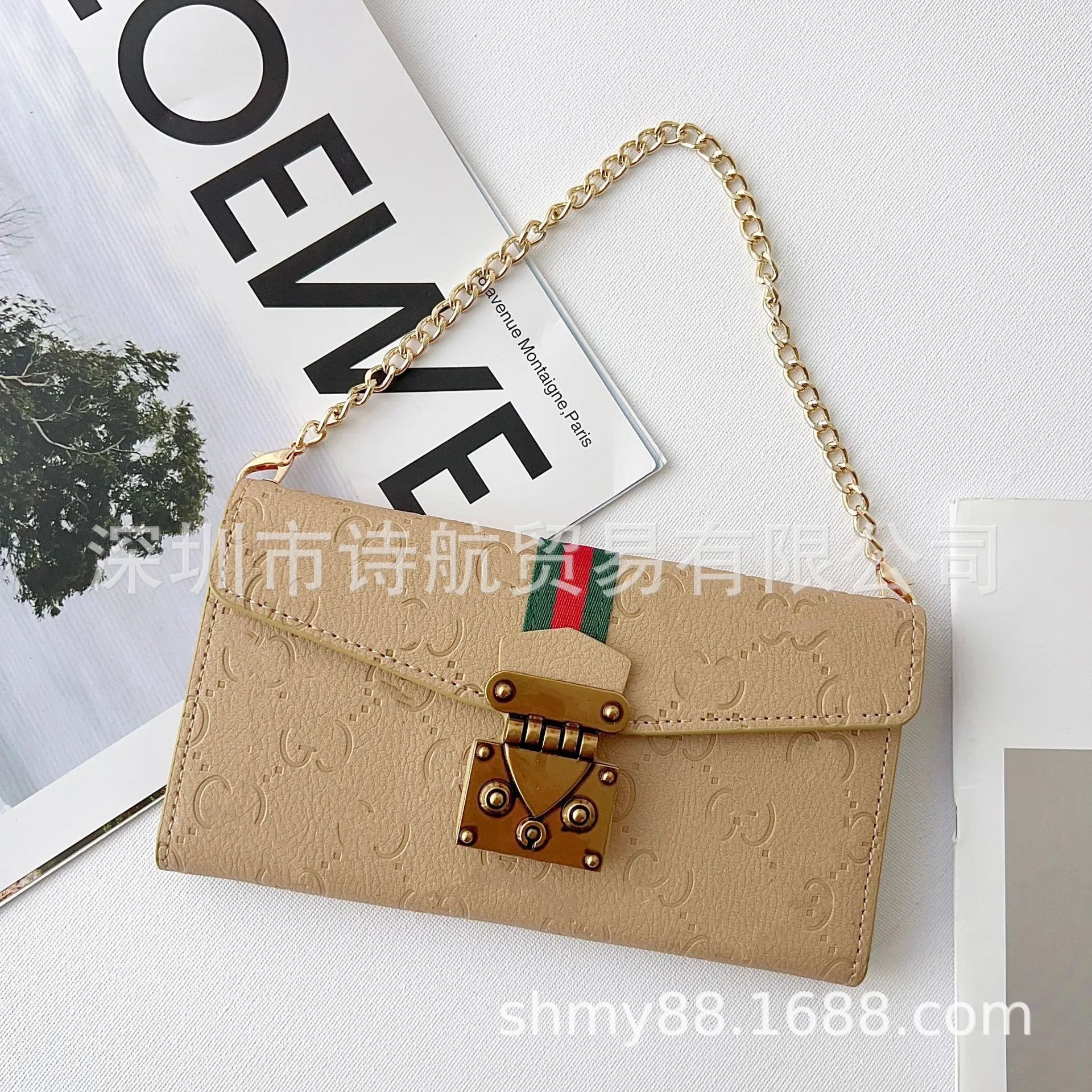 Gucci GG Marmont Mini Envelope Crossbody Bag Pink - 8