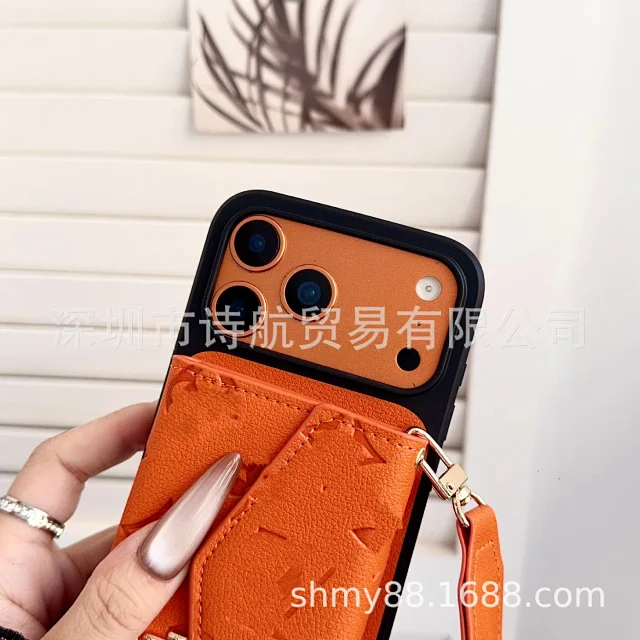 Louis Vuitton Phone Cases Card Holder Case with Crossbody Strap product detail image 9