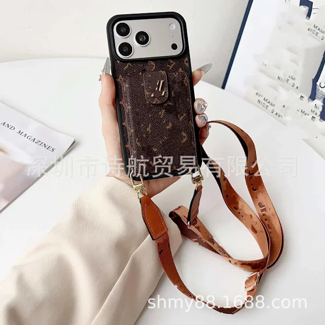 Unbranded Phone Cases Card Holder Case with Adjustable Crossbody Strap product detail image 5