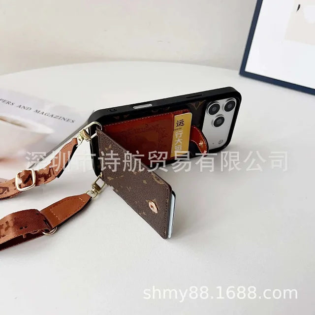 Unbranded Phone Cases Card Holder Case with Adjustable Crossbody Strap product detail image 13