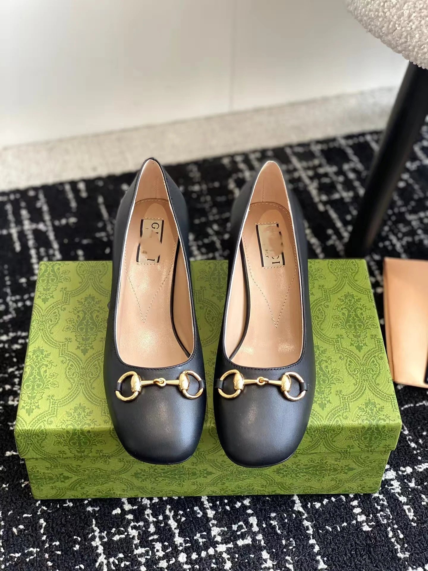 Gucci Marmont Horsebit Slingback Heels Gray Multicolor - 19
