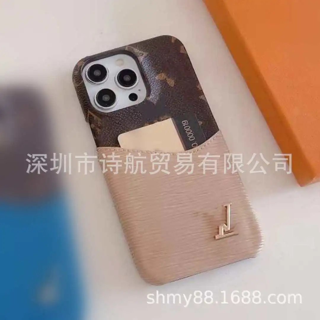 Louis Vuitton Phone Cases Monogram Contrast Textured Card Pocket — 6