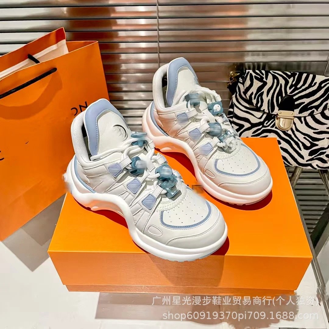 Off-White x Nike The Ten Air Presto Purple White Chunky Sneakers - 7