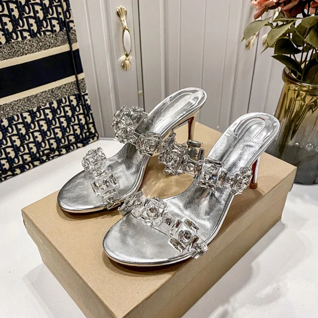 Christian Louboutin Sandals Rhinestone-Embellished Mule product detail image 7