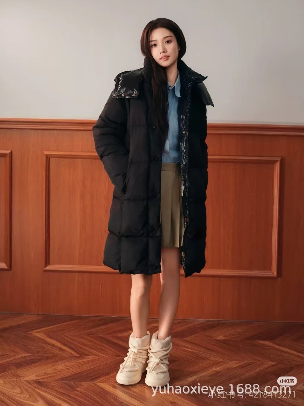 Moncler Genius x Off-White Pink Puffer Snow Boots - 9