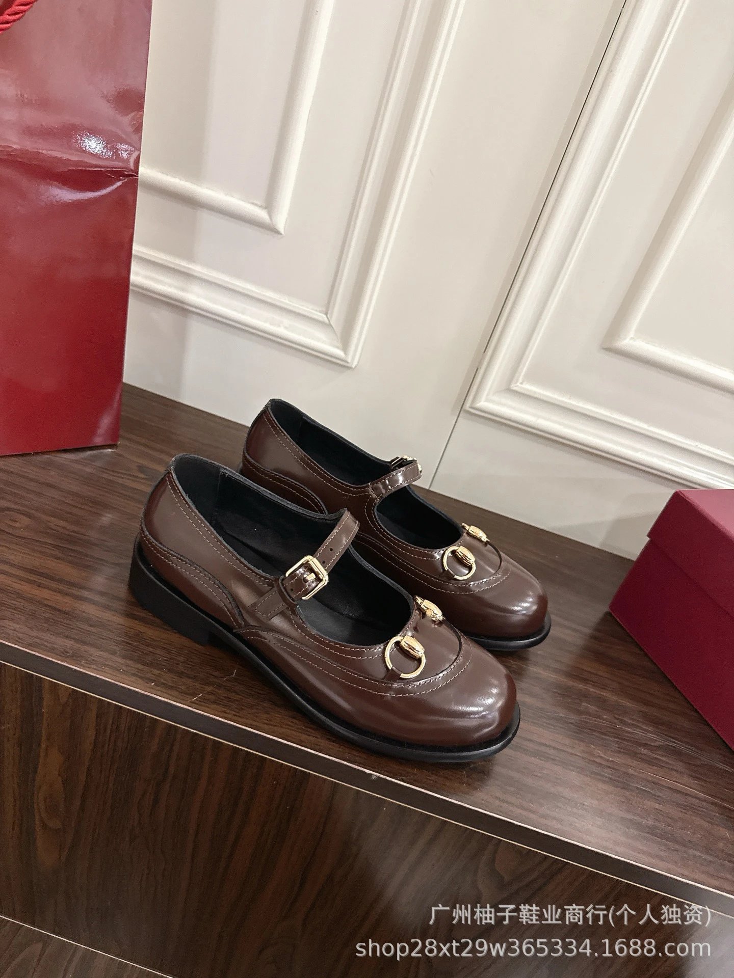 Gucci Horsebit Mary Jane Black Leather Shoes - 12