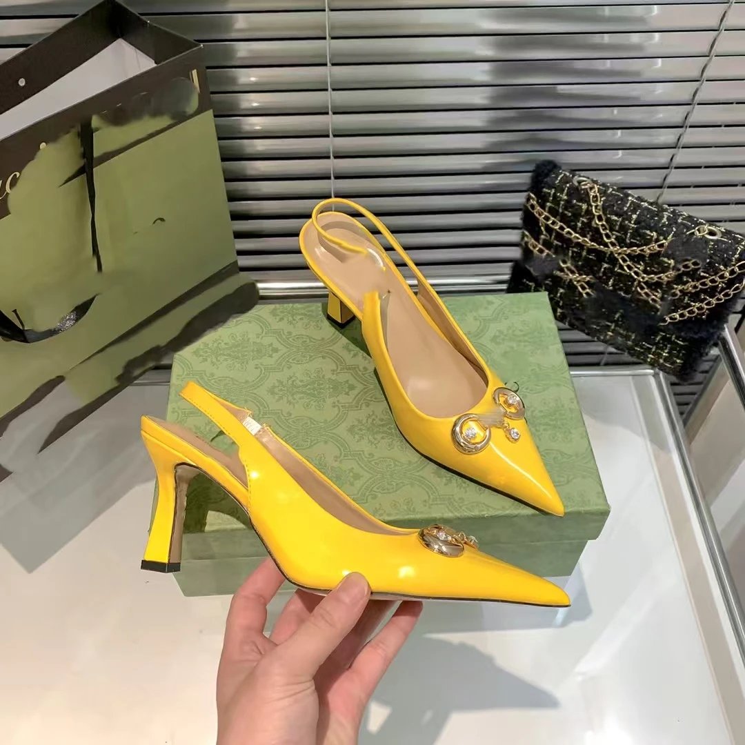 Gucci Marmont Horsebit Slingback Heels Gray Multicolor - 29