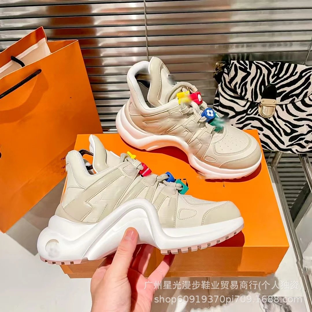 Off-White x Nike The Ten Air Presto Purple White Chunky Sneakers - 4