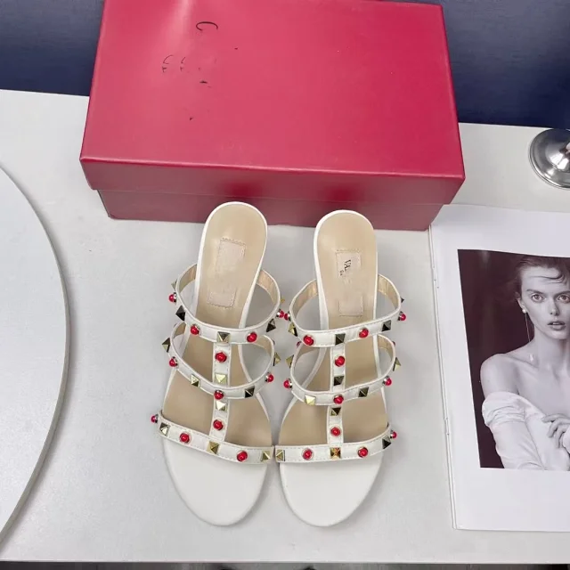 Valentino Sandals Studded Strappy Mule product detail image 4
