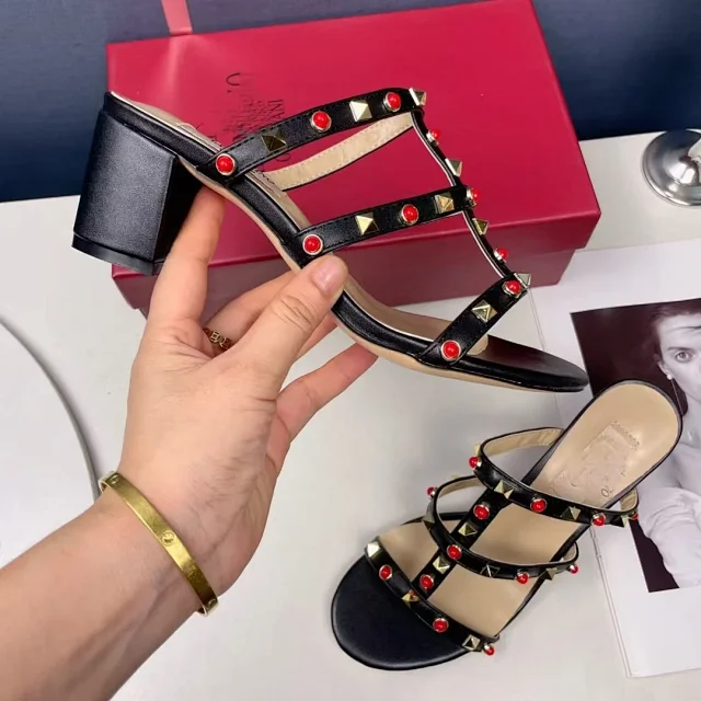 Valentino Sandals Studded Strappy Mule product detail image 9