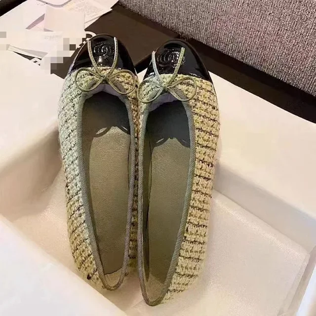 Chanel Leather Shoes Bow Ballet Flats product detail image 27
