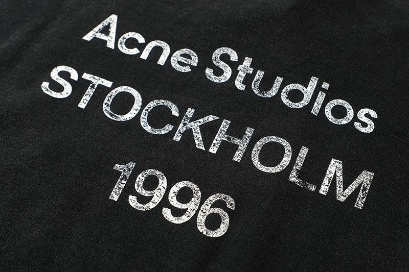 Acne Studios Stockholm 1996 Graphic T-Shirt Black - 5
