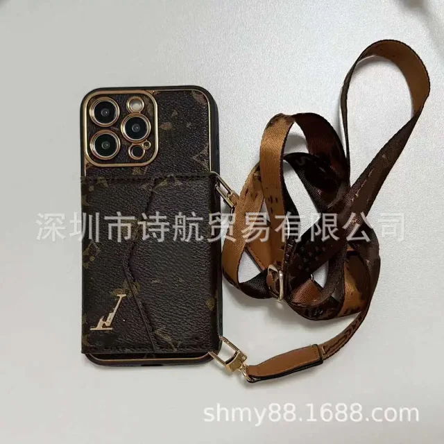 Unbranded Phone Cases Crossbody Strap Card Holder Case product detail image 6