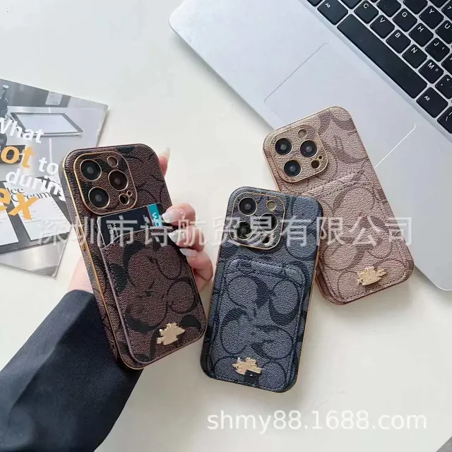 Coach Phone Cases Signature C Monogram Card Slot Case product detail image 1