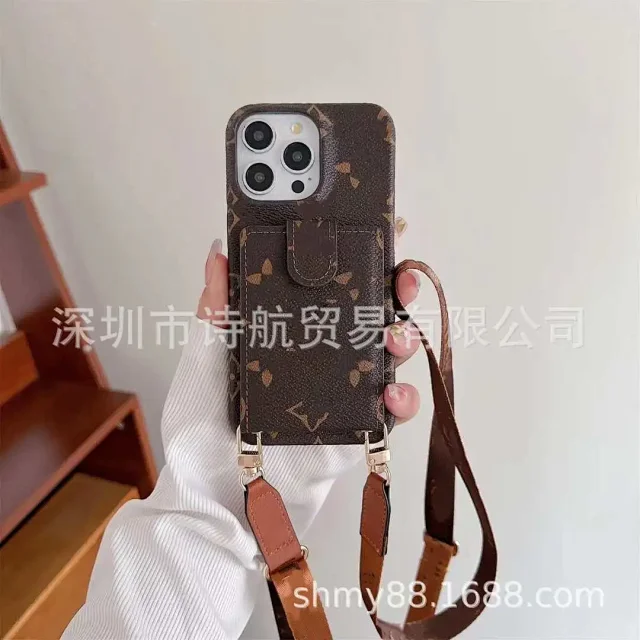 Unbranded Phone Cases Crossbody Strap Card Holder Case product detail image 2