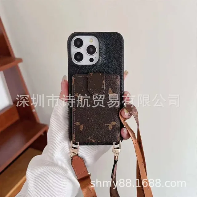 Unbranded Phone Cases Crossbody Strap Card Holder Case product detail image 3