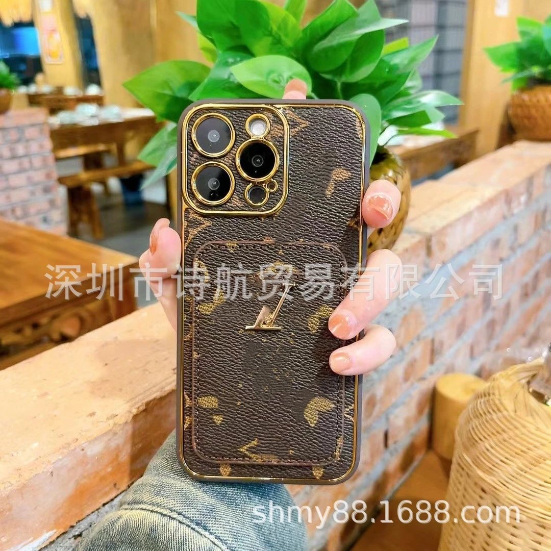 Louis Vuitton Phone Cases Monogram Card Slot iPhone Case image 3