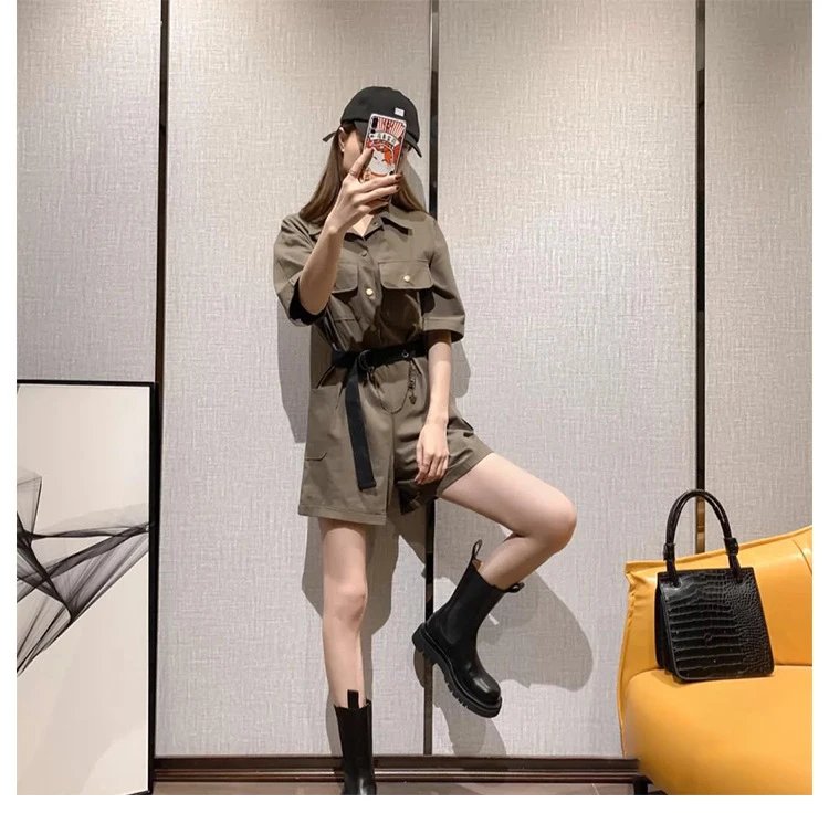 Black Chunky Sole Chelsea Boots - 2