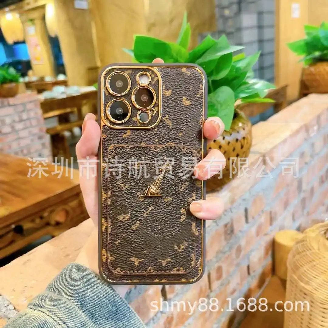 Louis Vuitton Phone Cases Monogram Card Slot iPhone Case image 2