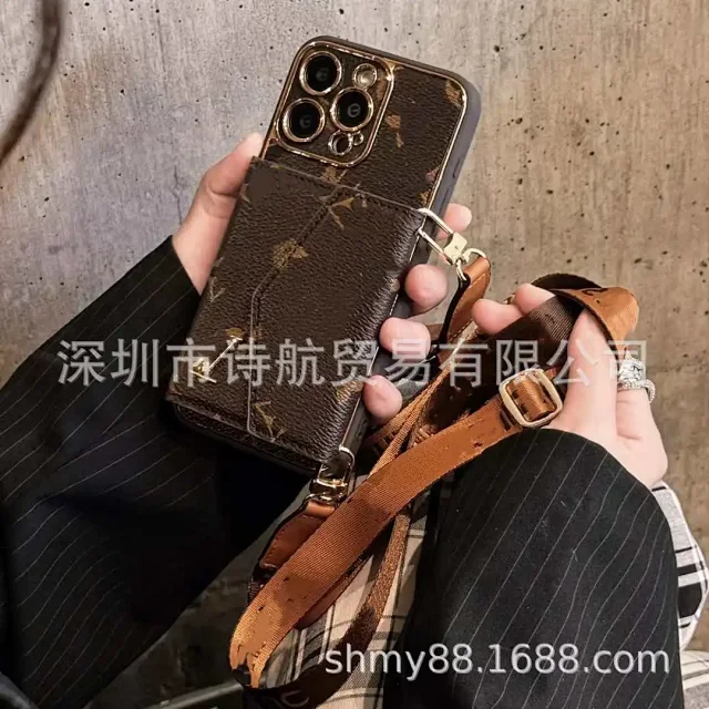 Unbranded Phone Cases Crossbody Strap Card Holder Case product detail image 2
