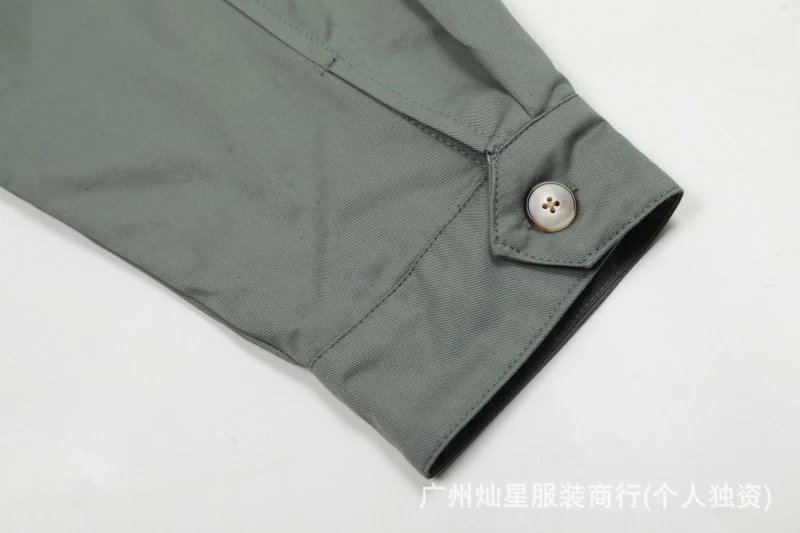 Polo Ralph Lauren Cord Collar Windbreaker Olive Green Jacket - 20