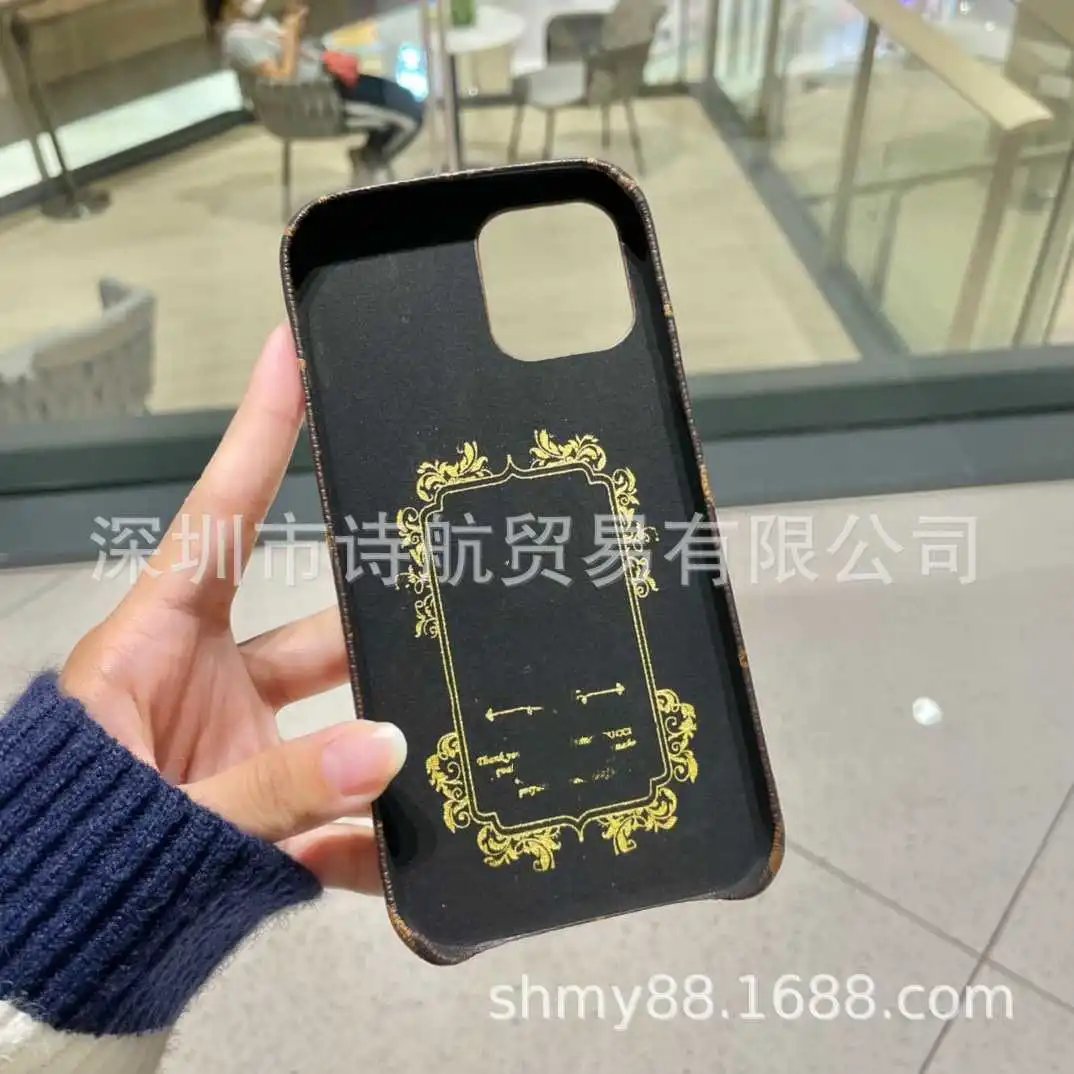 Gucci Phone Cases Monogram Card Slot Snap-Strap Case image 5