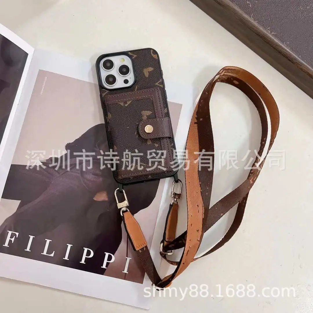 Unbranded Phone Cases Crossbody Strap Wallet Case image 4