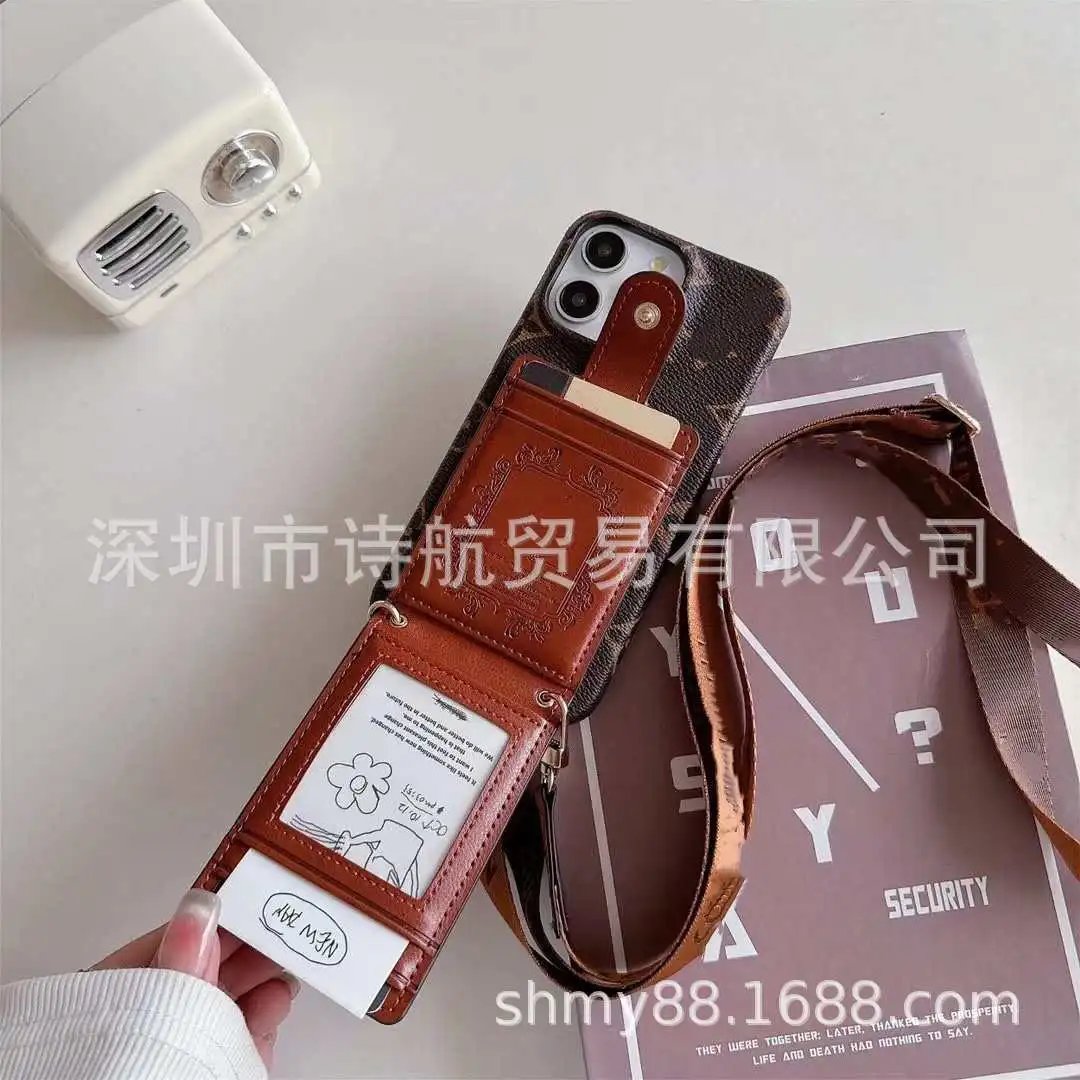 Unbranded Phone Cases Crossbody Strap Card Holder Case image 4