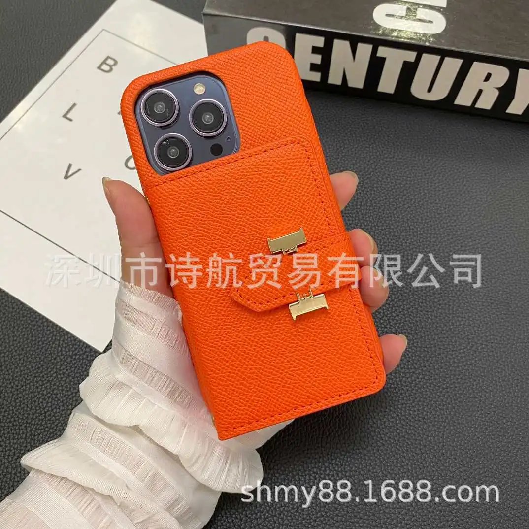 Unbranded Phone Cases Textured card-pocket case with foldable stand flap image 5