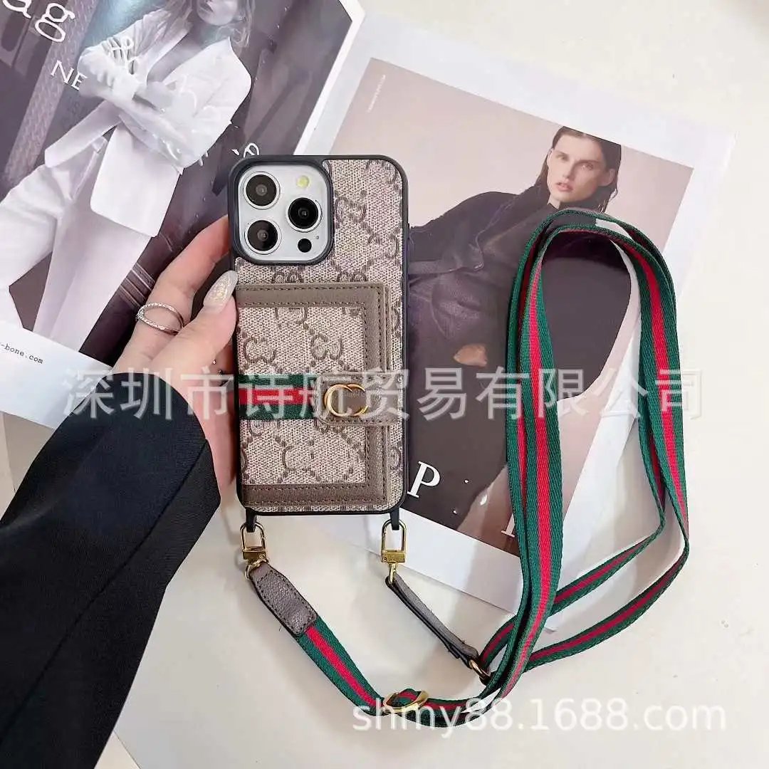 Unbranded Phone Cases Crossbody Strap Wallet Case image 2