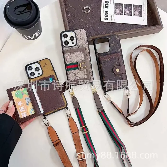 Unbranded Phone Cases Crossbody Strap Wallet Case product detail image 6