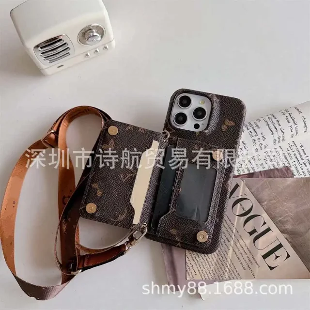 Unbranded Phone Cases Crossbody Strap Card Holder Case product detail image 5