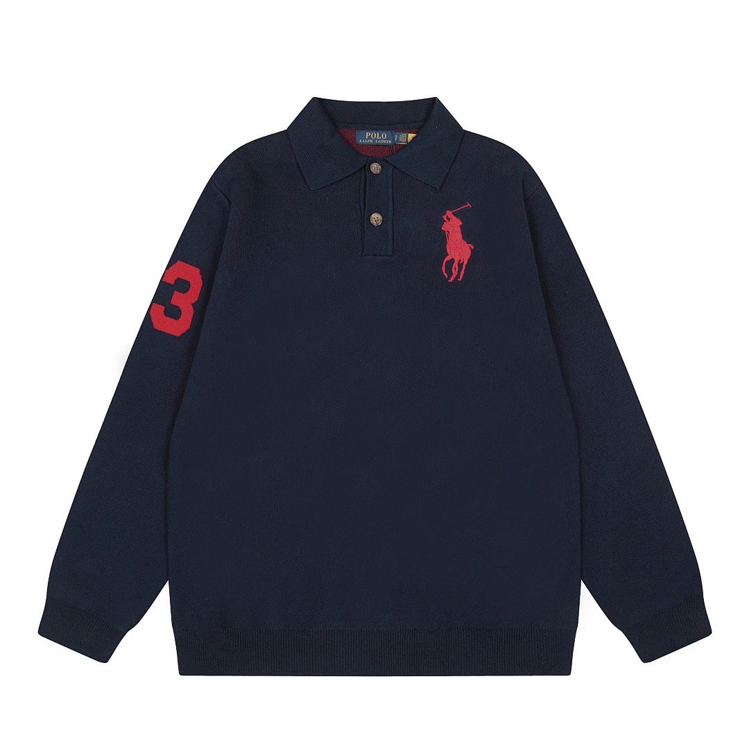 Polo Ralph Lauren Big Pony Knit Polo Navy - 27