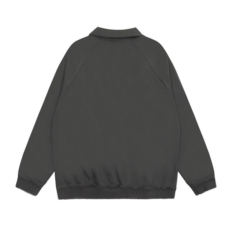 Miu Miu Logo-Embroidered Off-White Polo Sweatshirt - 10
