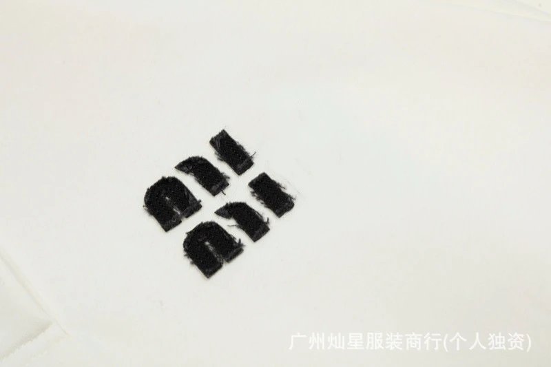 Miu Miu Logo-Embroidered Off-White Polo Sweatshirt - 16
