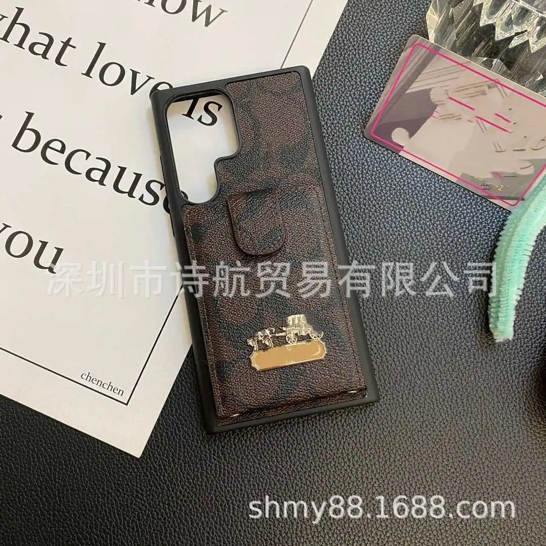 Coach Phone Cases Monogram Card Holder Strap Case image 3