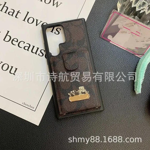 Coach Phone Cases Monogram Card Holder Strap Case product detail image 3