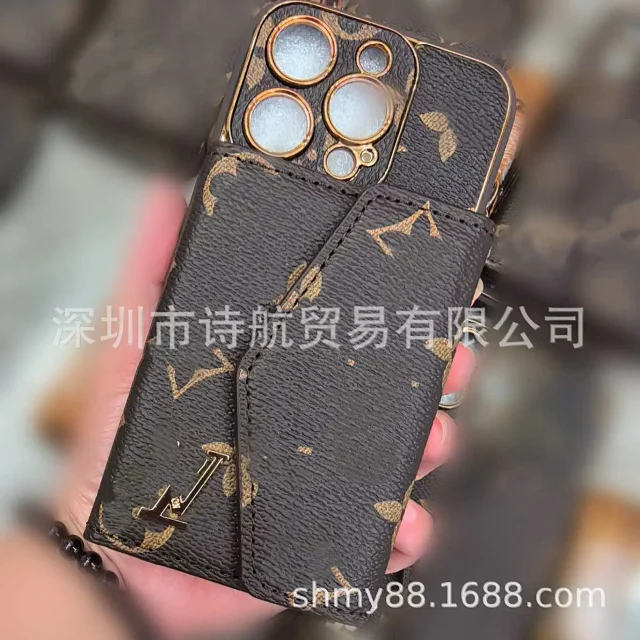 Louis Vuitton Phone Cases Monogram Card Holder Wallet Case product detail image 1