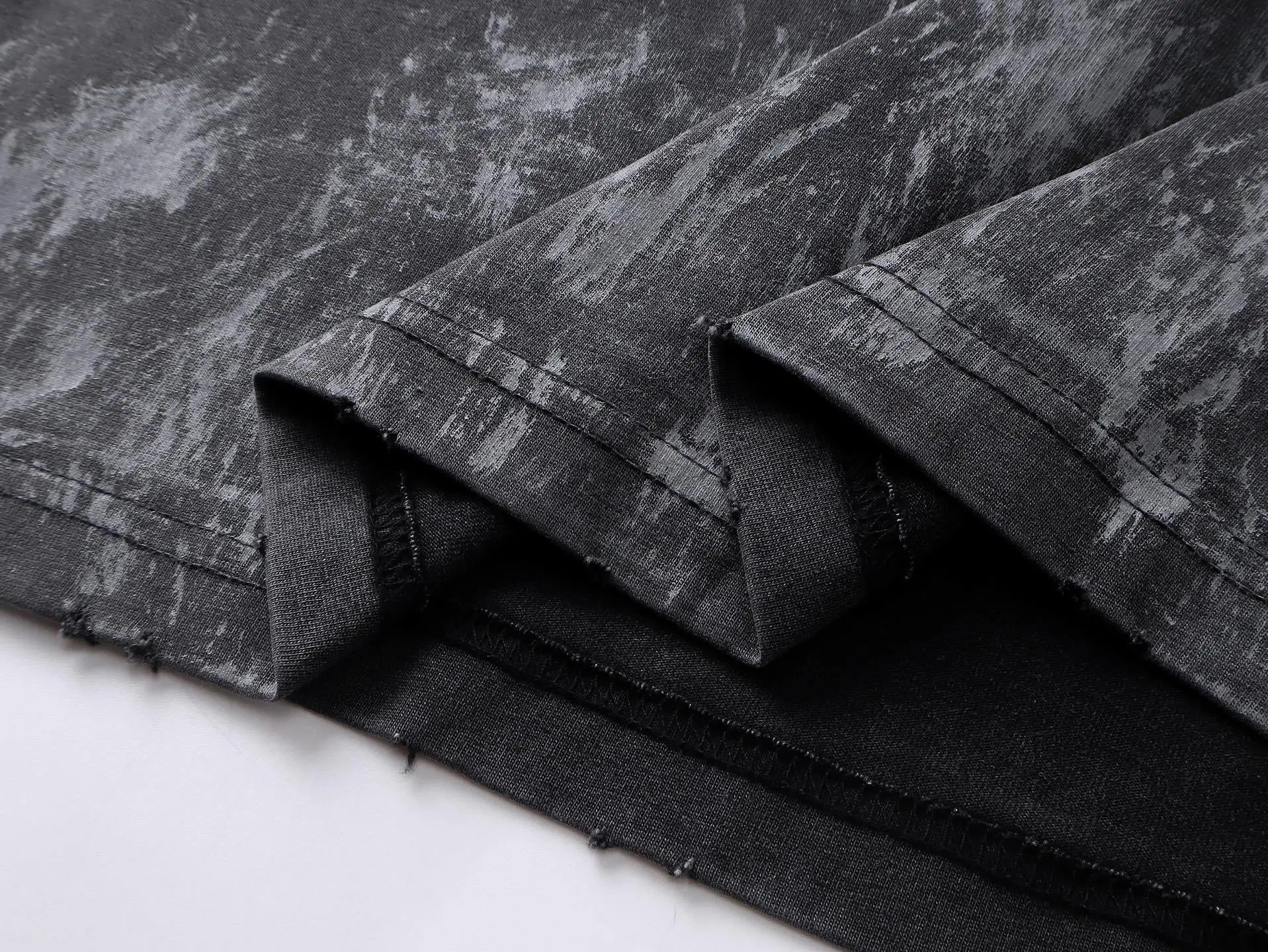 Balenciaga Acid Wash Black T-Shirt - 10