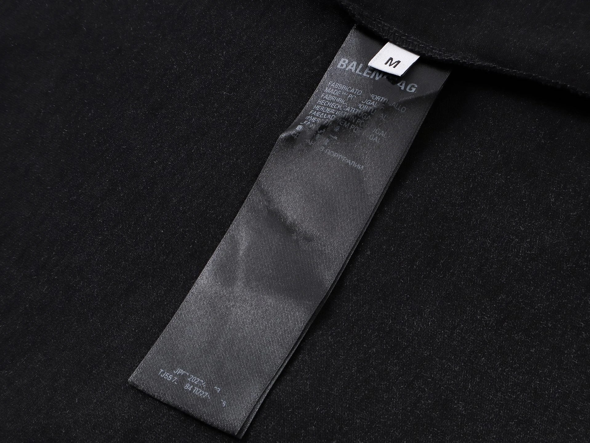 Balenciaga Acid Wash Black T-Shirt - 14