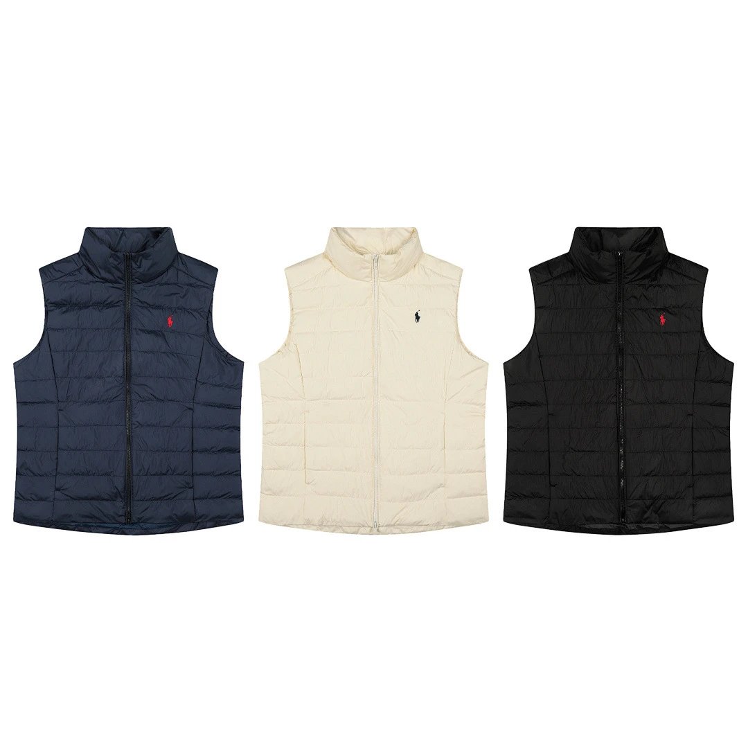 Polo Ralph Lauren Lightweight Quilted Vest Navy - 3