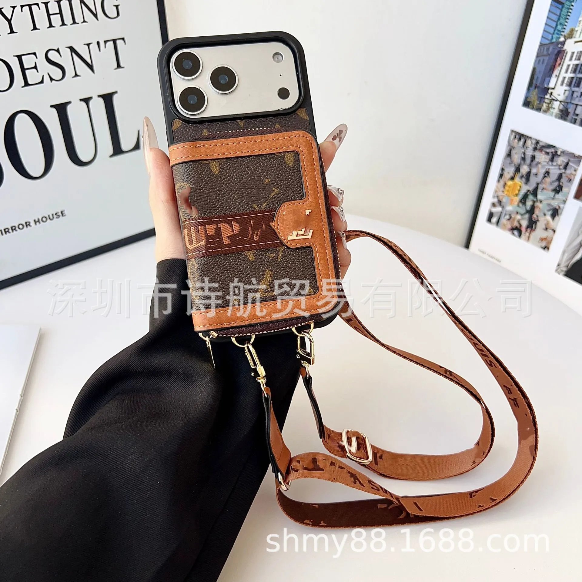 Gucci GG Marmont Phone Case with Web Strap Crossbody - 8