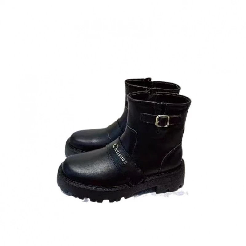 Unbranded Boots Buckle-Strap Lug-Sole Ankle image 5
